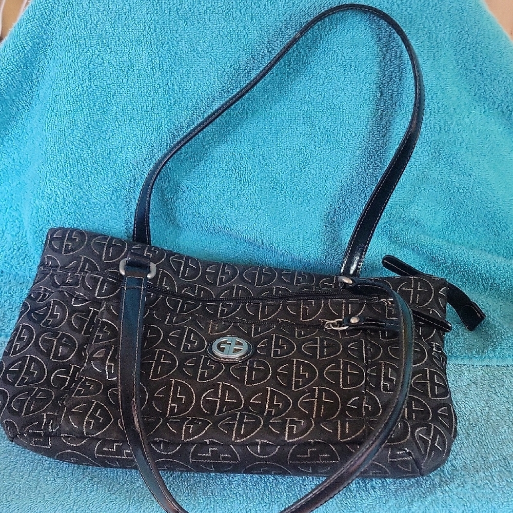 Giani Bernini Black Shoulder Bag - Picture 1 of 11